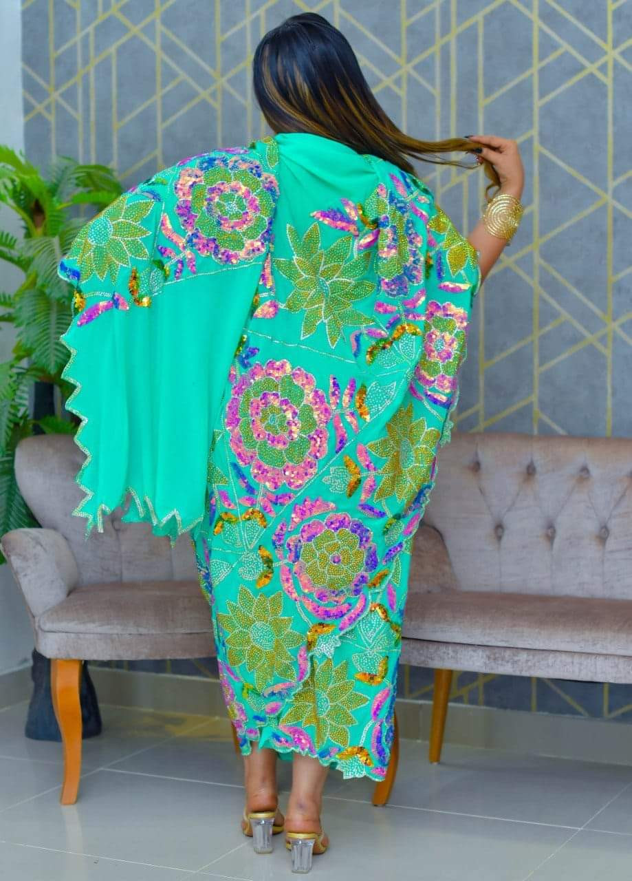 توب حرير بدرة مشغول