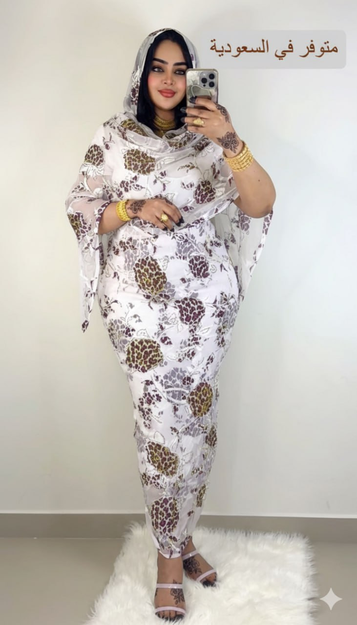 حرير جاكار مشغول سوارفسكي