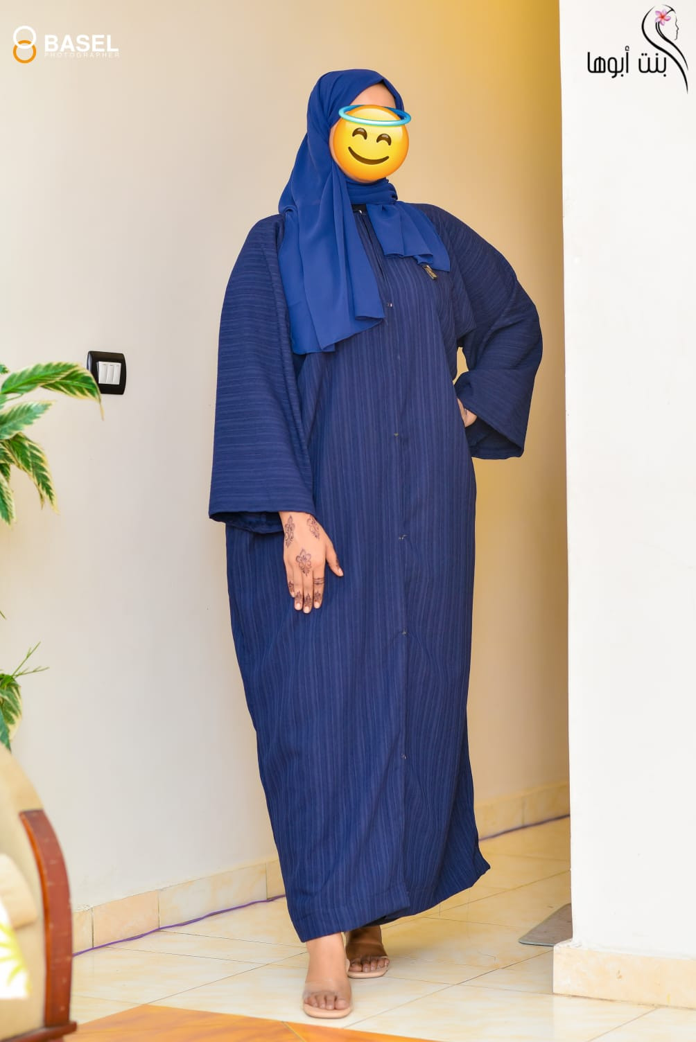 عباية كاملة بطرحة