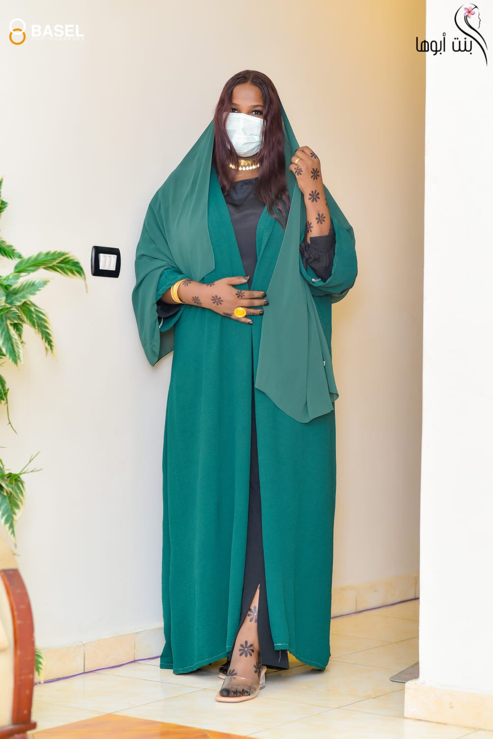 عباية كاملة بطرحة